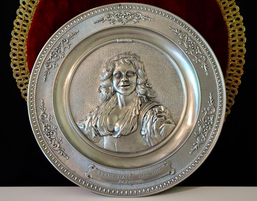 Циганката Frans Hals, пано от калай.