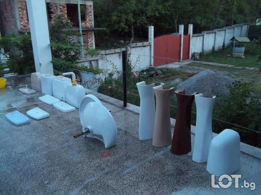 Порцеланова мивка ботуш тоалетно казанче