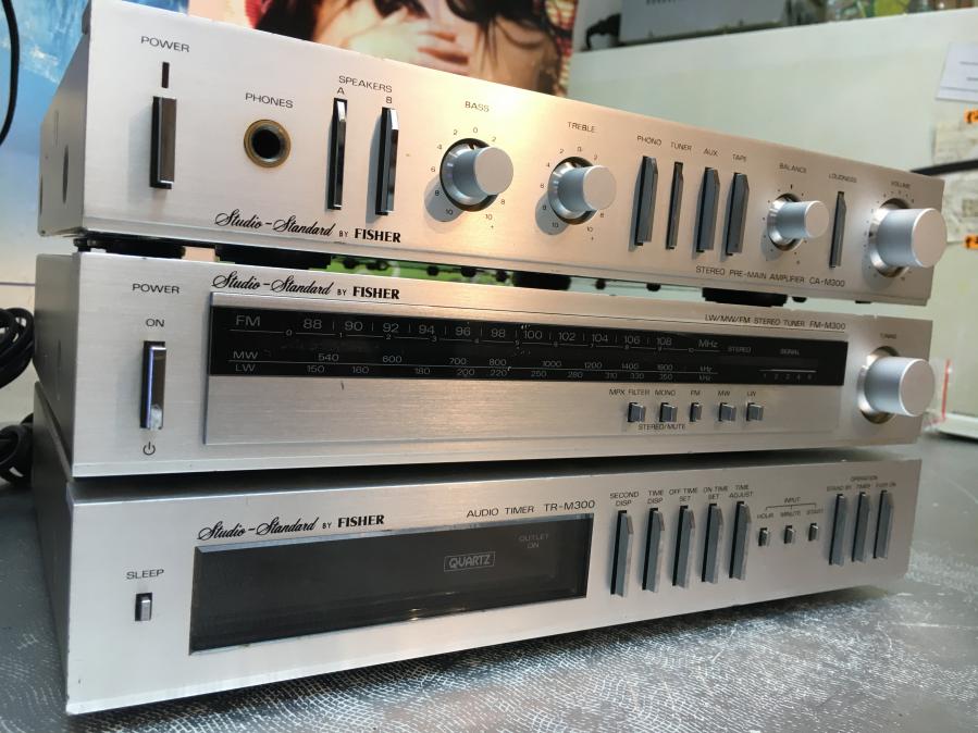 Fisher Ca-m300 Stereo Pre -main Amplifier with Fm-m300 Tr-m300