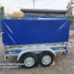 Туристическо ремарке Vesta Light 23da с брезент и шпригли H-120