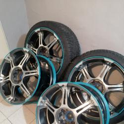 Iaponski Aluminievi Djanti 18  2br. M S - Syron - 225 40R 18  5x98